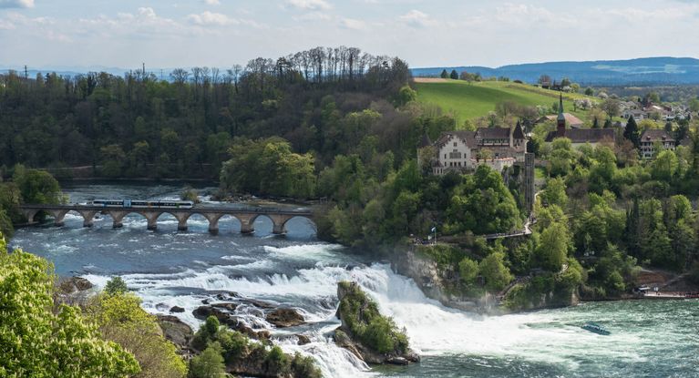 Rheinfall von oben