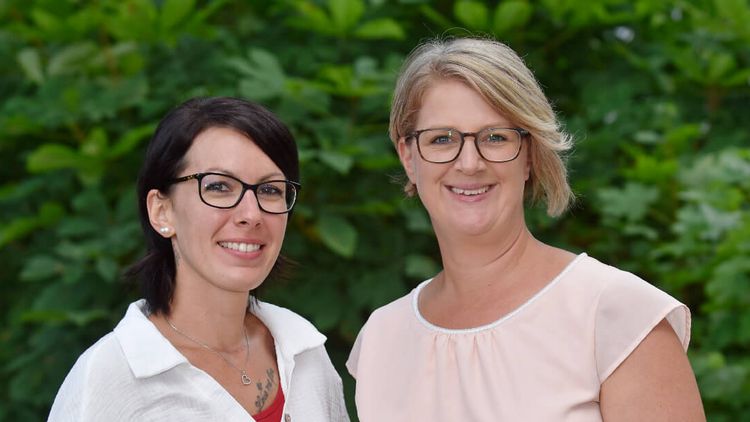 Teambild der Patientenaufnahme